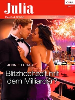 cover image of Blitzhochzeit mit dem Milliardär
